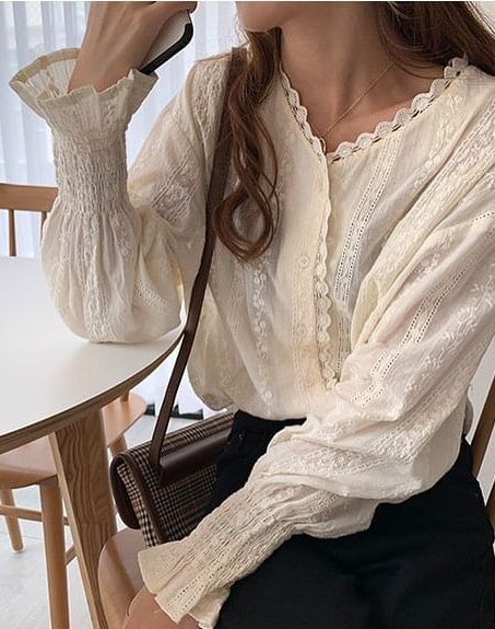 Tomomi Lace Shirt