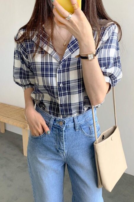 Checkered Cotton Shirt