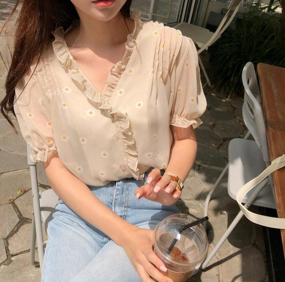 Daisy Chiffon Shirt