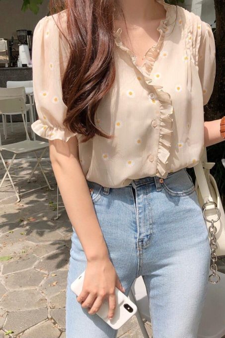 Daisy Chiffon Shirt