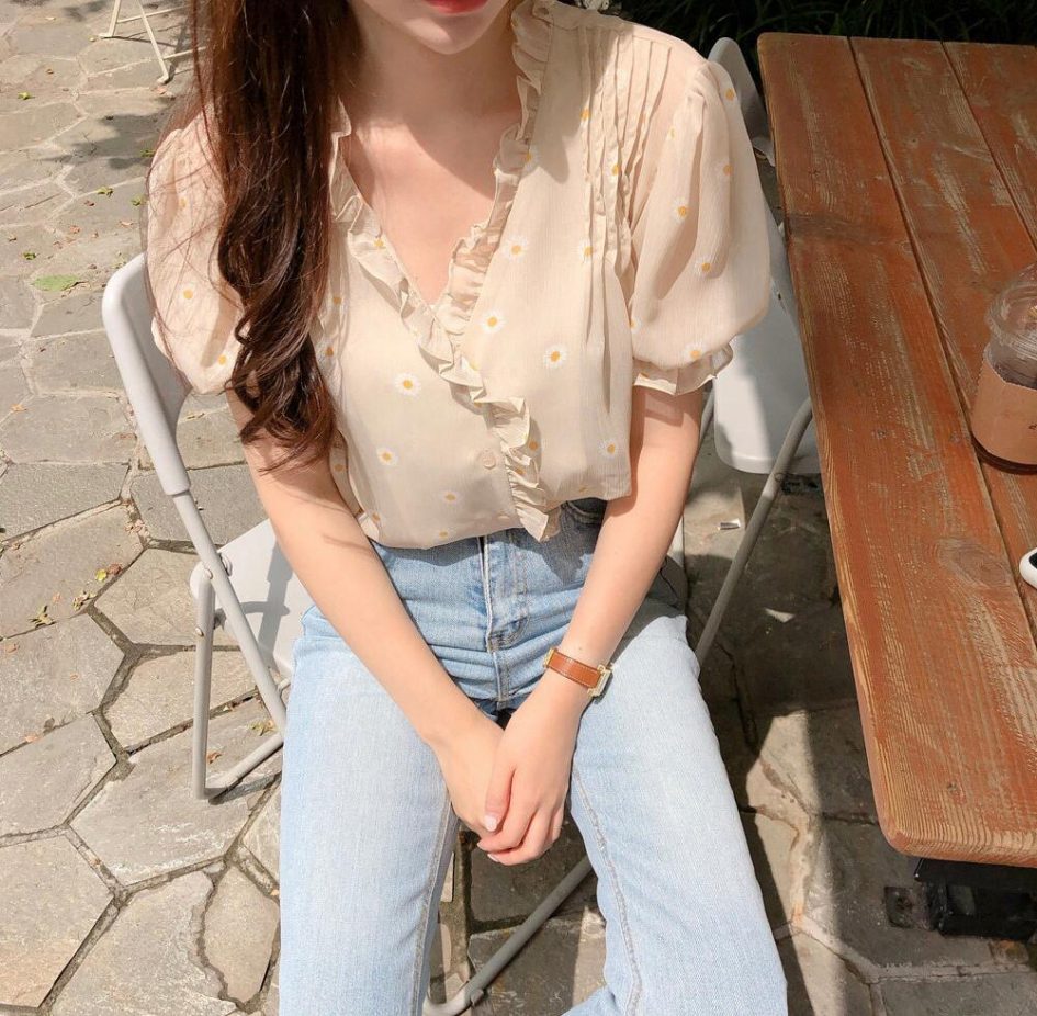 Daisy Chiffon Shirt