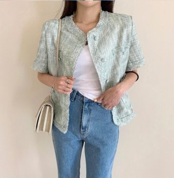 Pocket Tweed Blazer