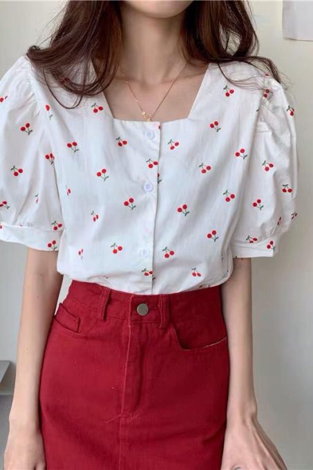 Cherry Cotton Shirt