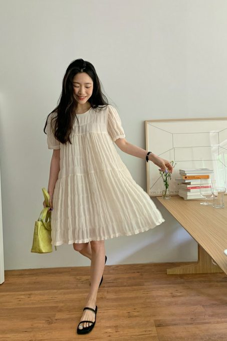 Flare Dress Ivory
