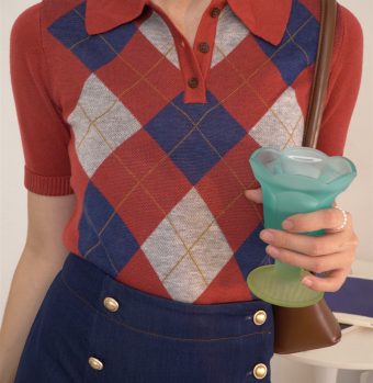 Argyle Polo Knit