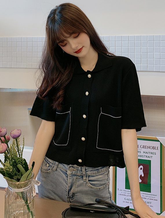 Pocket Knitwear Top