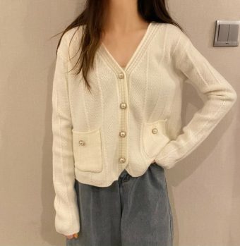 Pearly Pocket Cardigan