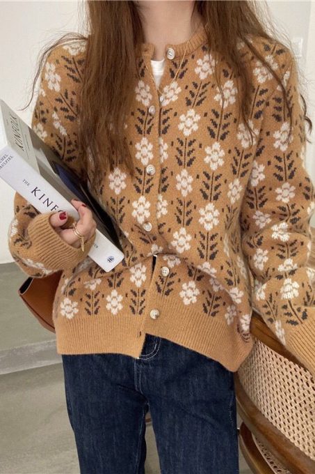 Flower Pattern Knit