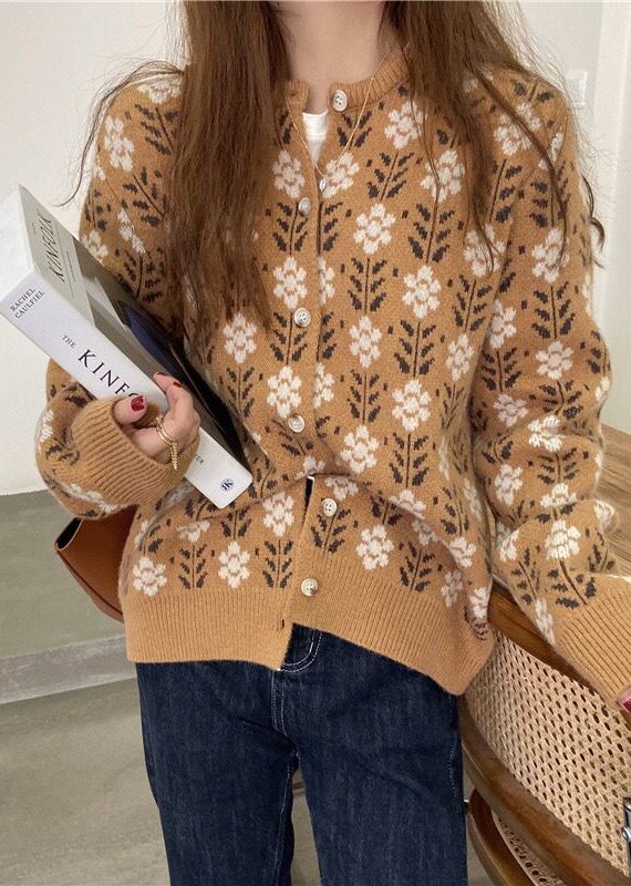 Flower Pattern Knit