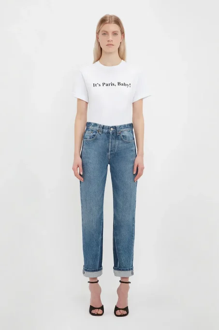 Julia Jean In Contrast Wash